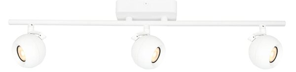 LAFIN lampa listwa sufitowa biała ze spotami 3xGU10 regulowana SPL-45379-3-WH