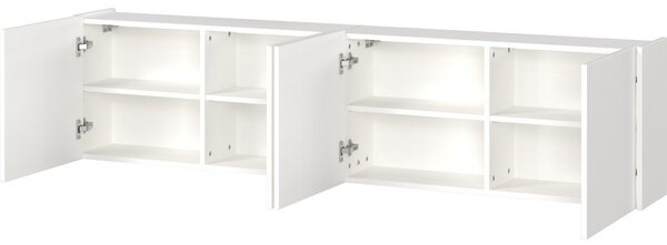 Biała szafka pod TV 183x45 cm Piana – Germania