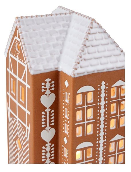 Ceramiczny świecznik na świeczkę typu tealight Gingerbread Lighthouse – Kähler Design