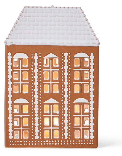 Ceramiczny świecznik na świeczkę typu tealight Gingerbread Lighthouse – Kähler Design