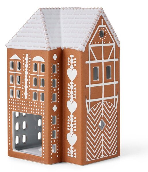 Ceramiczny świecznik na świeczkę typu tealight Gingerbread Lighthouse – Kähler Design