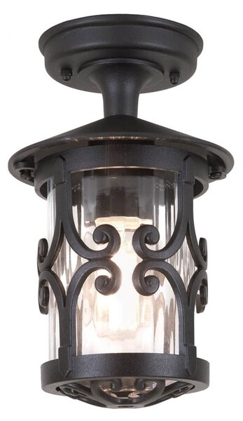 Zewnętrzna Lampa Elstead, Hereford, czarny, metal, antyczny
