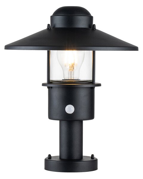 Zewnętrzna Lampa Elstead, Klampenborg, czarny, metal, skandynawski