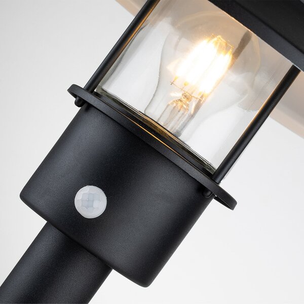 Zewnętrzna Lampa Elstead, Klampenborg, czarny, metal, skandynawski