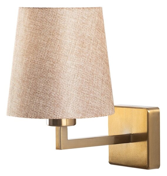 Beżowy/w kolorze złota kinkiet ø 18 cm Profil – Opviq lights