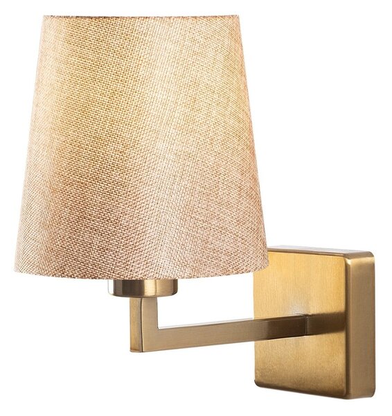 Beżowy/w kolorze złota kinkiet ø 18 cm Profil – Opviq lights