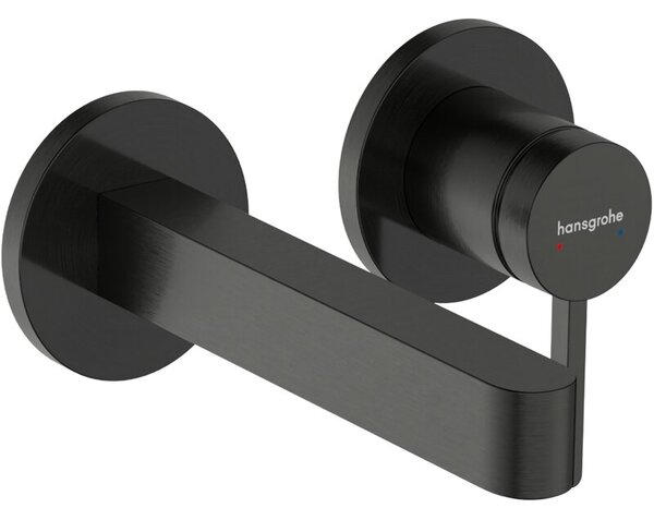 Bateria umywalkowa podtynkowa HANSGROHE Finoris 76051340 Czarny chrom szczotkowany
