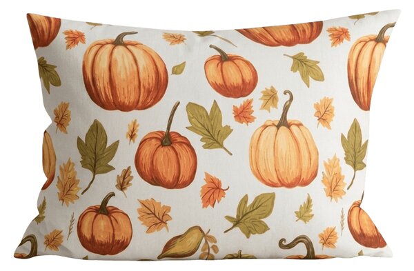 Poszewka na poduszkę z mikrofibry AUTUMN PUMPKINS 50x70 cm, kolorowy