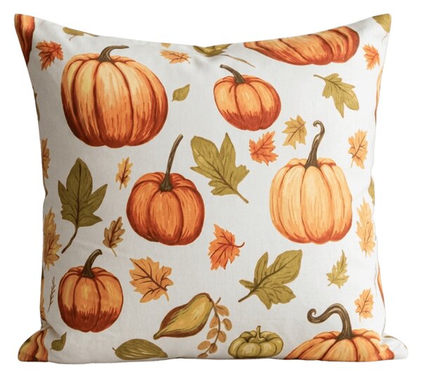 Poszewka na poduszkę z mikrofibry AUTUMN PUMPKINS 45x45 cm, kolorowy