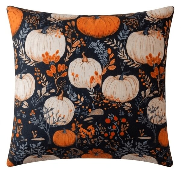 Poszewka na poduszkę z mikrofibry MAGIC PUMPKIN 45x45 cm, kolorowa