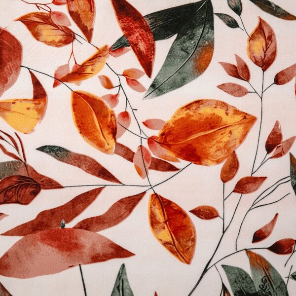Prześcieradło z mikrofibry AUTUMN LEAVES kolorowe 90x200 cm