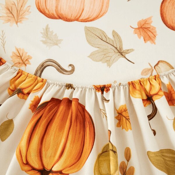Prześcieradło z mikrofibry AUTUMN PUMPKINS kolorowe 90x200 cm