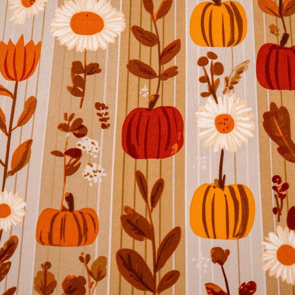 Prześcieradło z mikrofibry PUMPKIN STRIPES kolorowe 90x200 cm