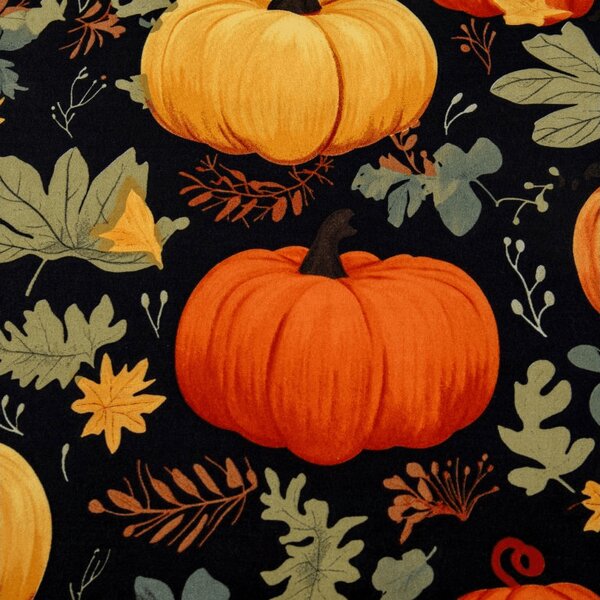 Prześcieradło z mikrofibry ORANGE PUMPKINS kolorowe 90x200 cm
