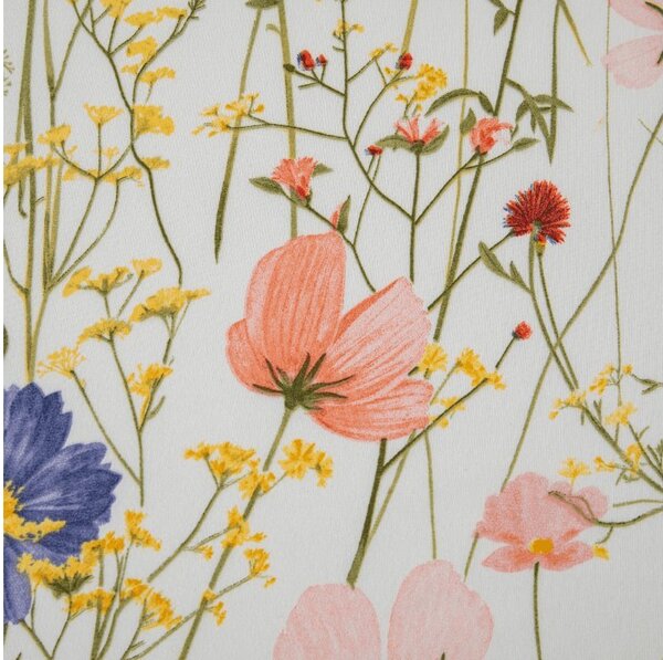 Prześcieradło z mikrofibry WILDFLOWERS kolorowe 180x200 cm