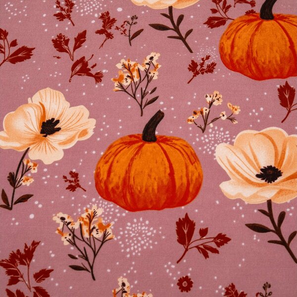 Prześcieradło z mikrofibry PUMPKINS ROSAVIE stare różowe 90x200 cm