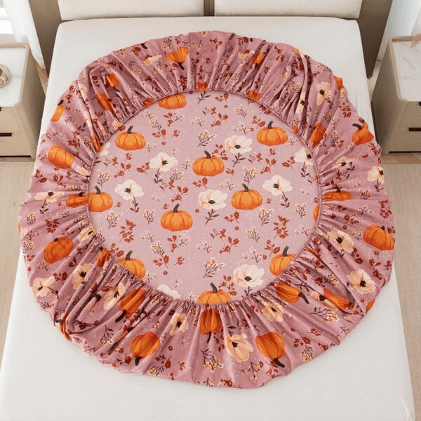 Prześcieradło z mikrofibry PUMPKINS ROSAVIE stare różowe 90x200 cm
