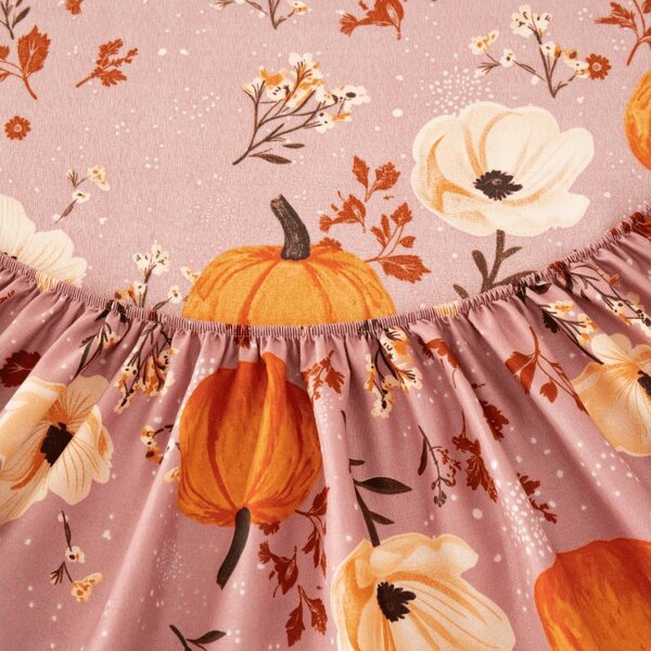 Prześcieradło z mikrofibry PUMPKINS ROSAVIE stare różowe 90x200 cm