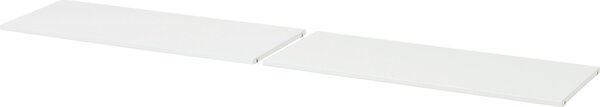 Dwie białe sosnowe półki 100x38,5 cm