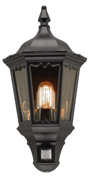 Zewnętrzna Lampa Elstead, Medstead, czarny, metal, antyczny