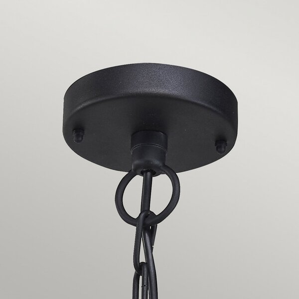 Zewnętrzna Lampa Elstead, Klampenborg, ściemnialny, czarny, taras, stal szlachetna, dworkowy | rustykalny