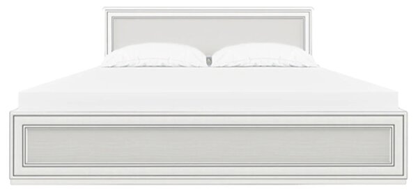 Klasyczne łóżko ze stelażem 160x200 fineline crema H6-D98