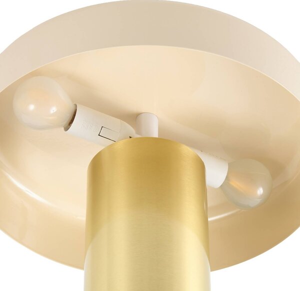 Lampa stołowa Dionne NOLA, kremowy / amber, salon / jadalnia, metal, nowoczesny