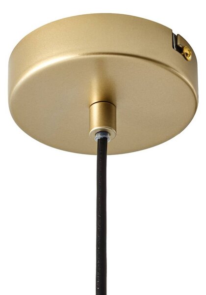 Lampa wisząca Isandro Lucande, możliwość ściemniania, biały / opal, salon / jadalnia, szkło, design