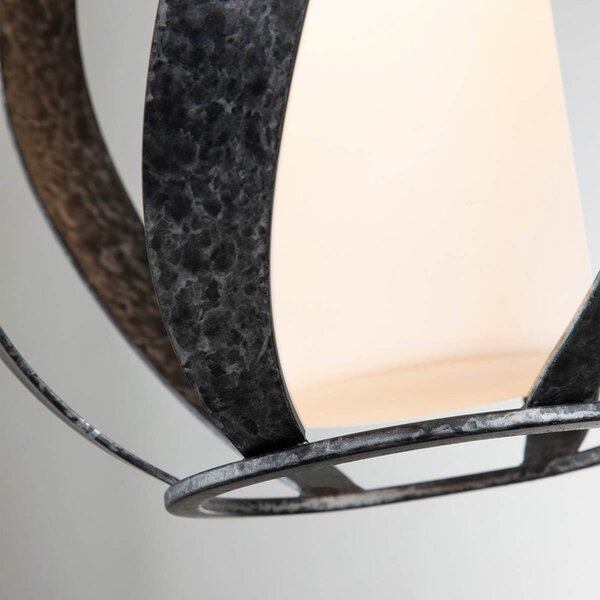 Lampa Ścienna Quintiesse, Blacksmith, ściemnialny, czarny, metal