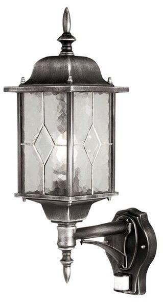 Zewnętrzna Lampa Elstead, Wexford, czarny, metal, antyczny