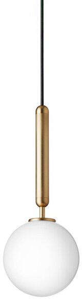 Lampa Wisząca Nuura Aps, Miira 1, ściemnialny, złoty | mosiężny, salon, szkło, design