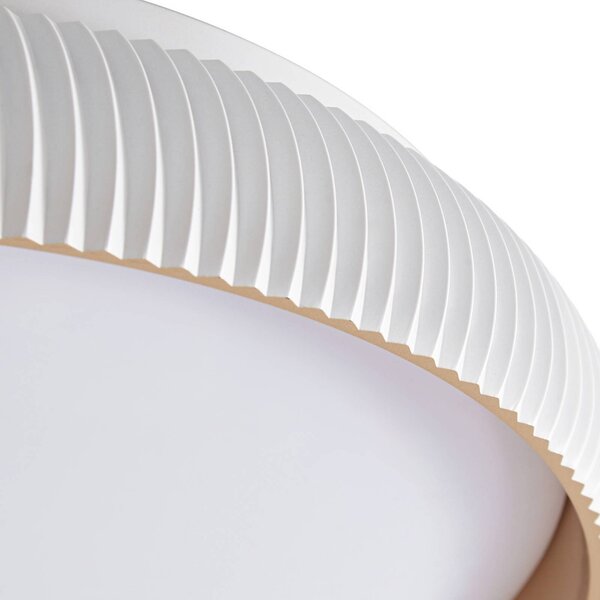 Lampa sufitowa Jovian Lindby, możliwość ściemniania, biały / opal, salon / jadalnia, tworzywo sztuczne, nowoczesny