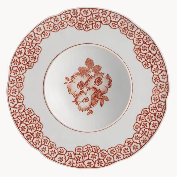 Talerz głęboki z porcelany Coralina