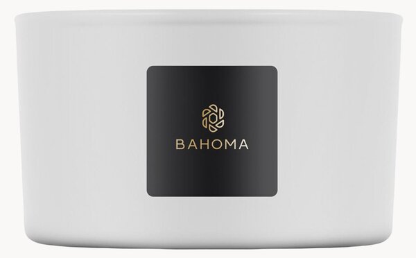 Ręcznie wykonana świeca zapachowa z trzema knotami Bahoma London (magnolia & piwonia)