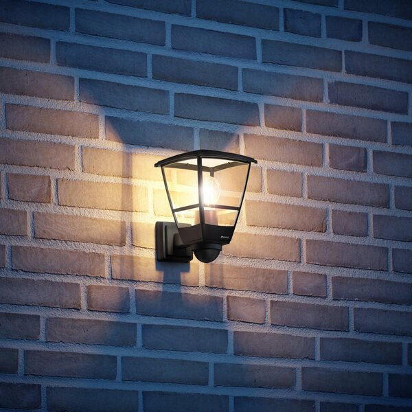 Zewnętrzna Lampa STEINEL, L 10 S, ściemnialny, czarny, tworzywo sztuczne