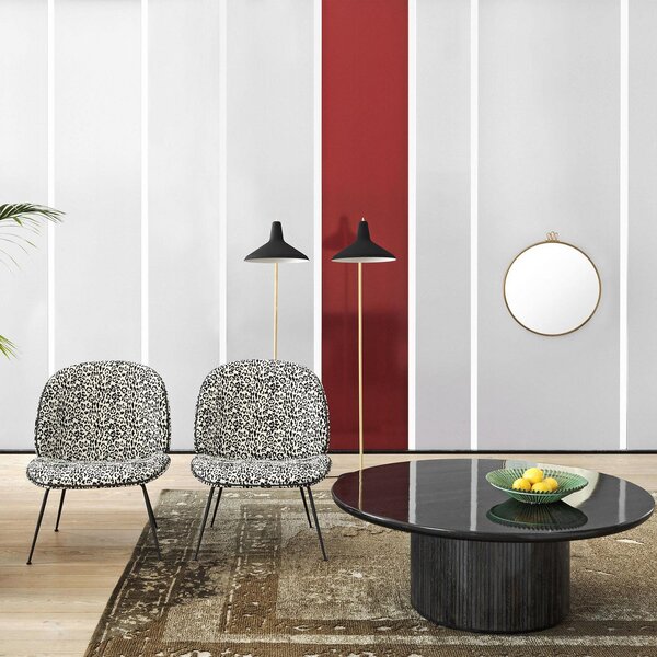 Lampa Podłogowa GUBI, G-10, czarny, salon, metal, design