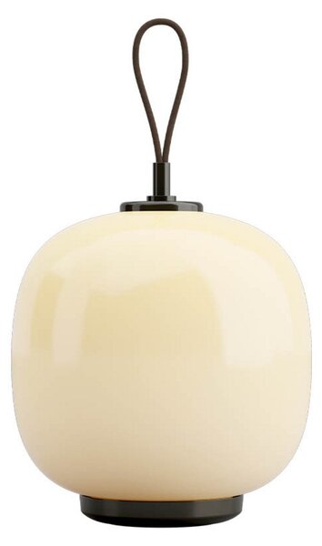 Lampa Stołowa Louis Poulsen, żółty, salon, szkło