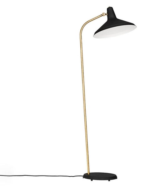 Lampa Podłogowa GUBI, G-10, czarny, salon, metal, design