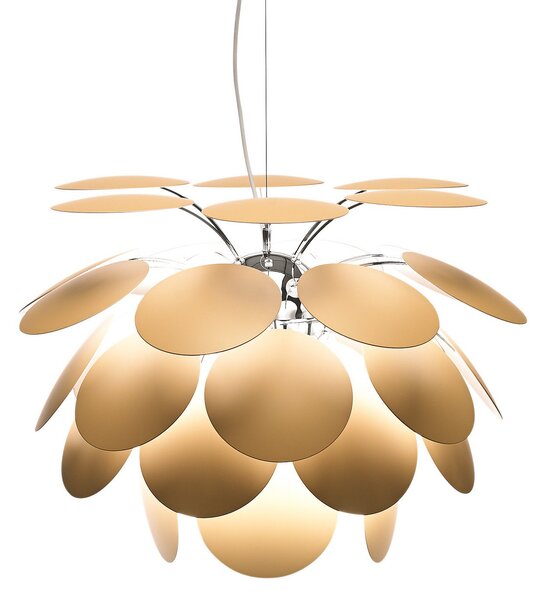Lampa Wisząca MARSET, Discocó, ściemnialny, beżowy, salon, tworzywo sztuczne, design