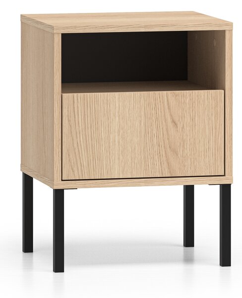 Szafka nocna Harmona 40 cm z szufladą - dąb lindberg