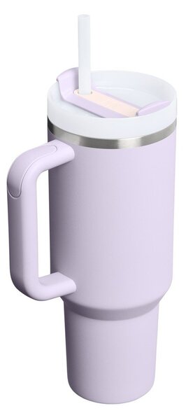 Lawendowy termos ze stali nierdzewnej ze słomką 1,18 l Quencher H2.O FlowState™ Tumbler Purple Dust – Stanley