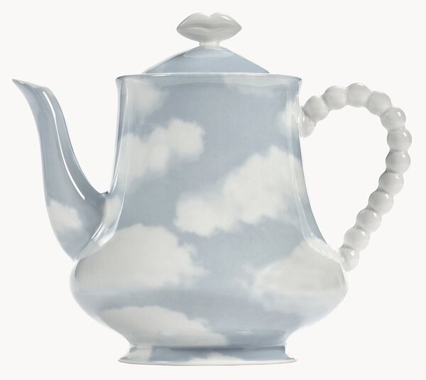 Ręcznie wykonany dzbanek z porcelany Les Objets Mouleversants, 850 ml