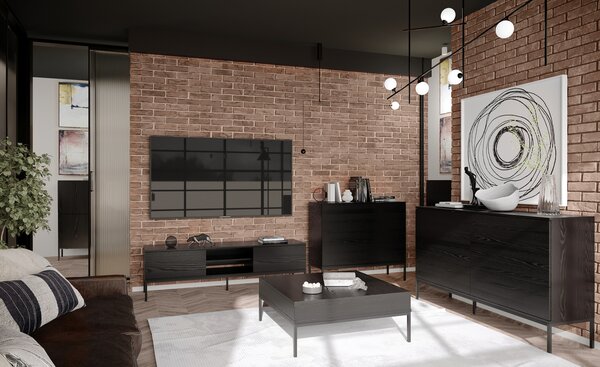 Komoda młodzieżowa BLACK 6 szuflad
