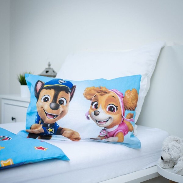 Bawełniana pościel dziecięca do łóżeczka 100x135 cm Paw Patrol – Jerry Fabrics