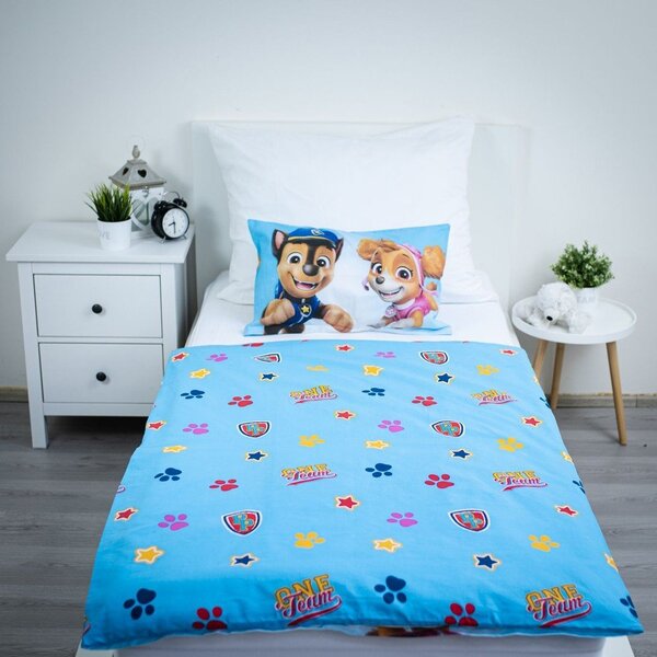 Bawełniana pościel dziecięca do łóżeczka 100x135 cm Paw Patrol – Jerry Fabrics