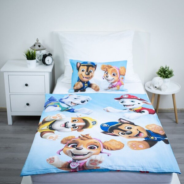 Bawełniana pościel dziecięca do łóżeczka 100x135 cm Paw Patrol – Jerry Fabrics