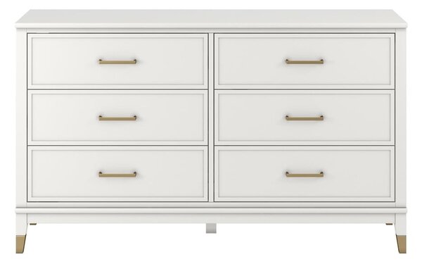 Biała komoda 144x85x41 cm Westerleigh – Støraa