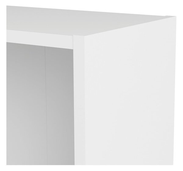 Biały regał Tvilum Basic, 79 x 203 cm