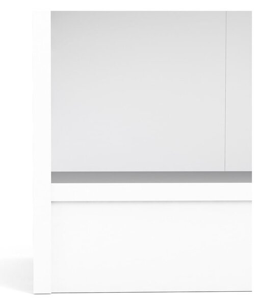 Biały regał Tvilum Basic, 79 x 203 cm