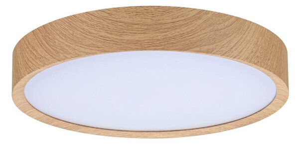 Paulmann Lampa sufitowa Tega, jasne drewno, łazienka, tworzywo sztuczne, nowoczesny